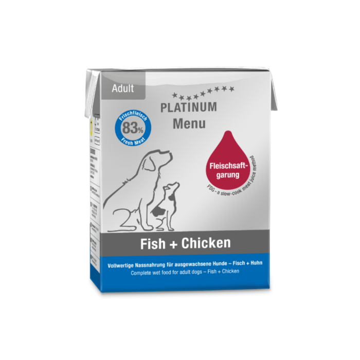Platinum Menu Riba i Piletina Hrana za Pse 375 g tetrapak