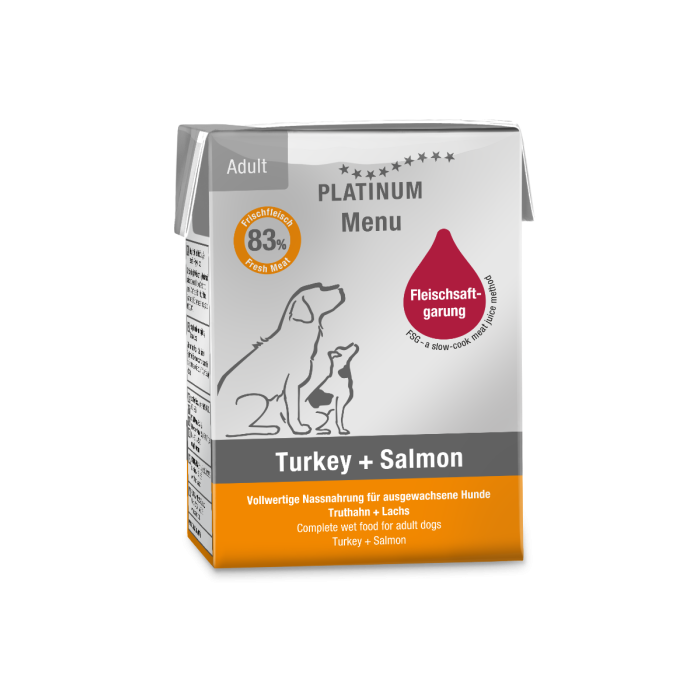 Platinum Menu Puretina i Losos Hrana za Pse 375 g tetrapak